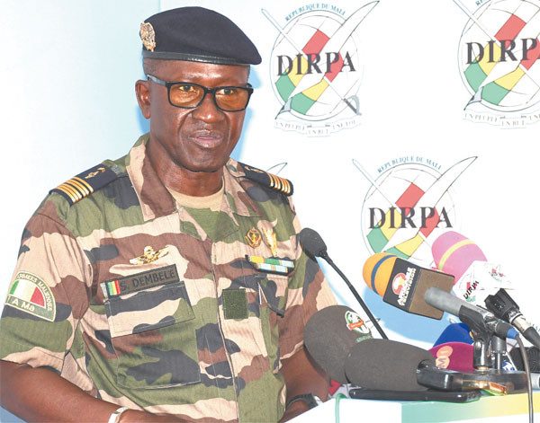Colonel-major Souleymane Dembélé, patron de la Dirpa : «à aucun moment, les Forces armées maliennes n’ont franchi la frontière mauritanienne…»